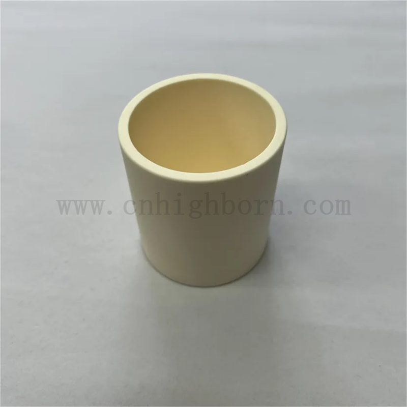 Haute pureté 99% Analyse de chimie en céramique en alumine Crucible Crucible AL2O3 Porcelaine Labware Melting Pot