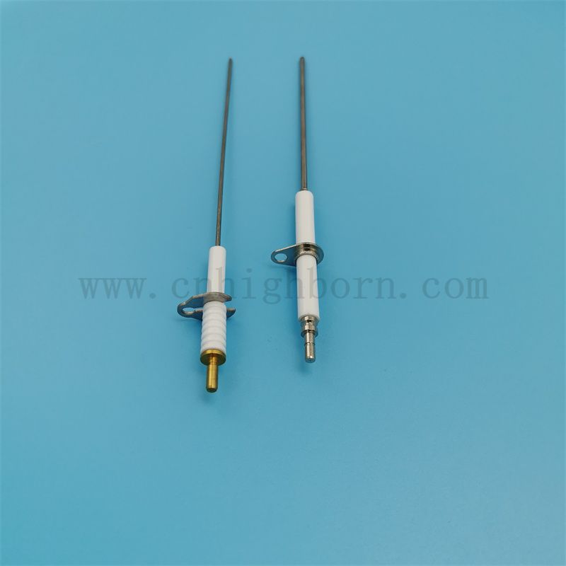 Allumage en céramique du brûleur Al2O3 de cuisinière à gaz d'aiguille d'allumeur d'alumine de 95%