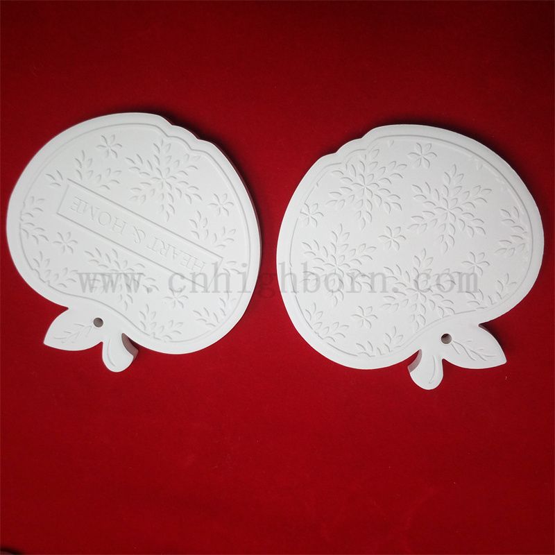 Plaque de diffuseur sans flamme Armoire de logo personnalisé Huile essentielle arôme volatil en céramique parfum