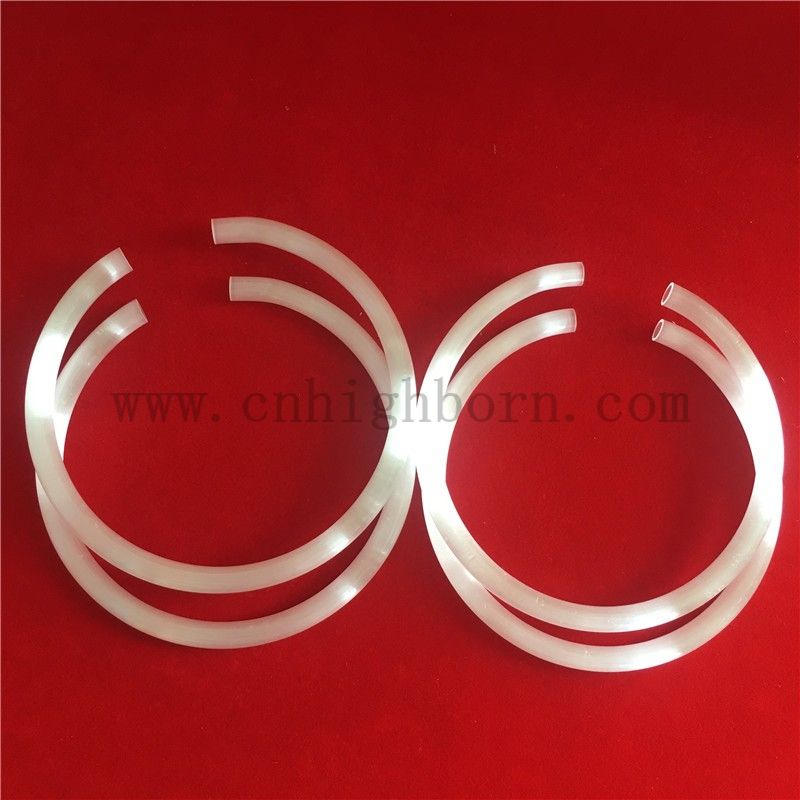 Pipe en quartz laiteux