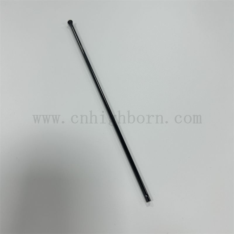 Barre en céramique / tige de zirconium noir personnalisé Haute dureté OEM Résistant à la corrosion