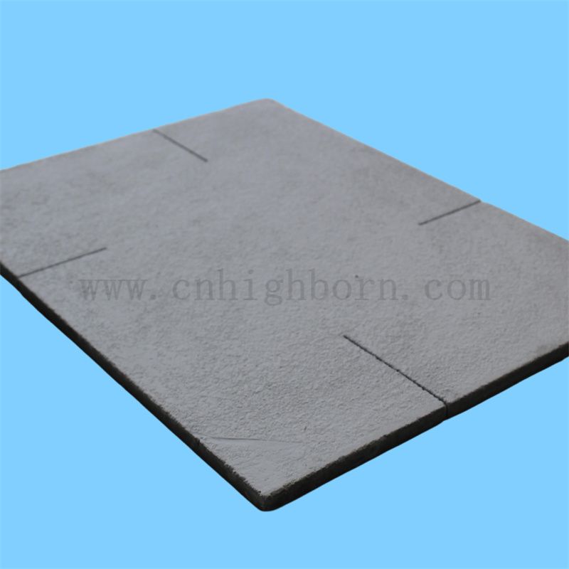 Carbure de silicium réfractaire étagères en céramique plaque de sic