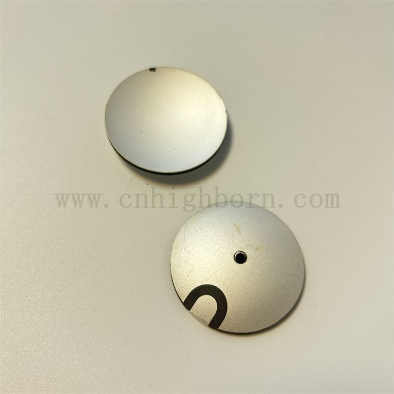 Transducteur vibrant ultrasonique haute puissance personnalisé disque en céramique piézoélectrique