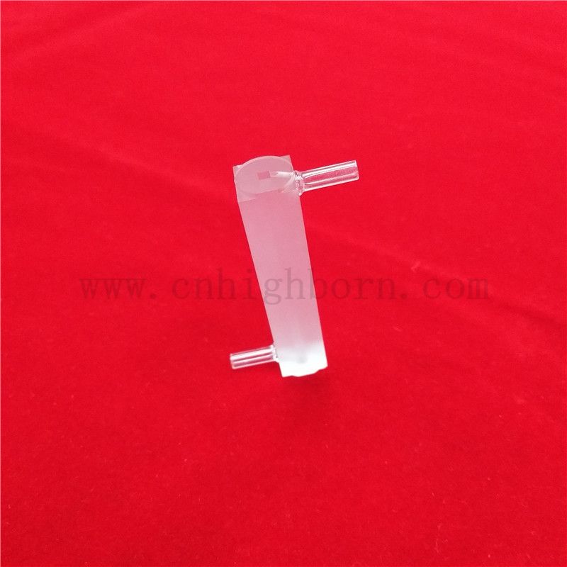 Recherche de laboratoire Hemoglobin Analyzer Labware Sample Cellule UV Quartz Glass Cuvette