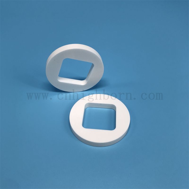 Bloc de rainure en céramique à haute résistance ZRO2 partie avec des trous