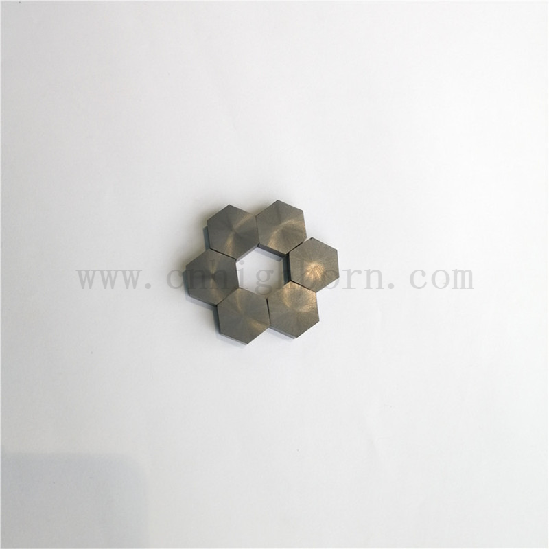 Carbure de silicium fritté 30 mm carreaux de céramique sic hexagonale