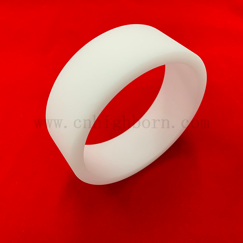 Bouche à vide à tube à tube de silice fusionnée blanche blanc laiteux