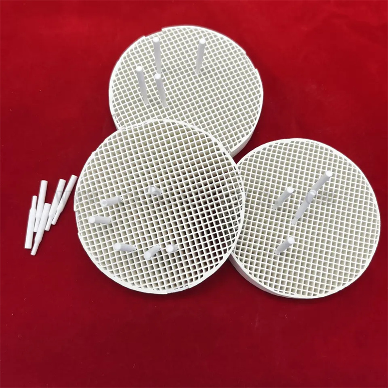 Laborat dentaire en nid d'abeille en céramique bac à colorie avec épingles