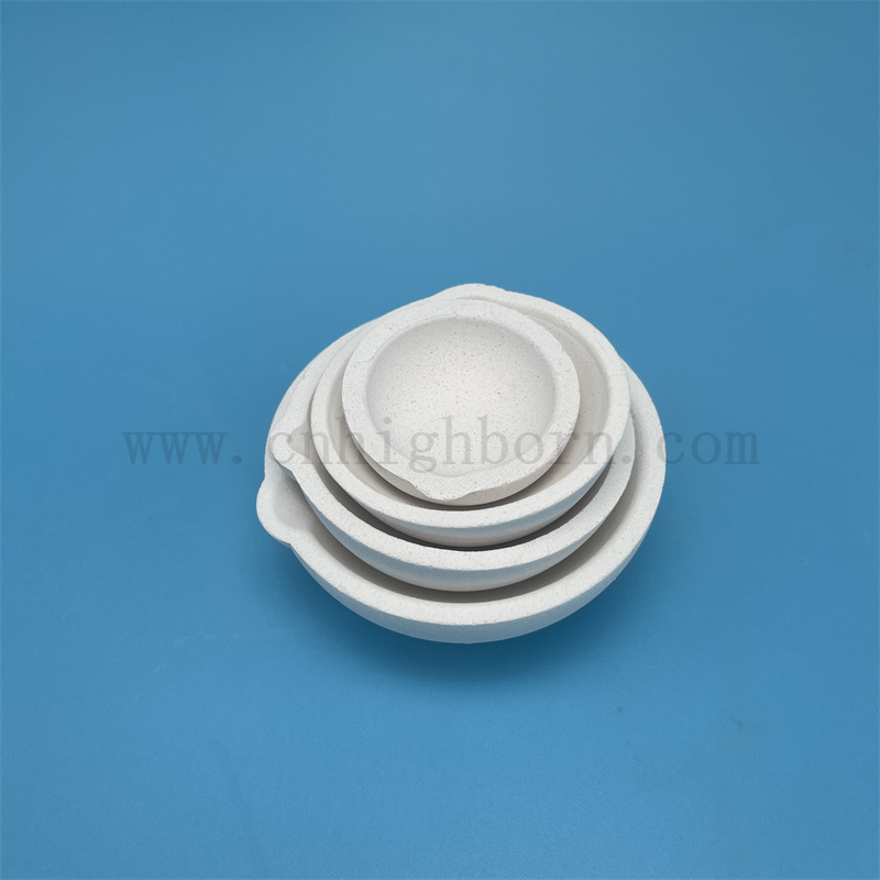 Melting Gold Platinum Fused Silica Dish Quartz en céramique Bol en céramique