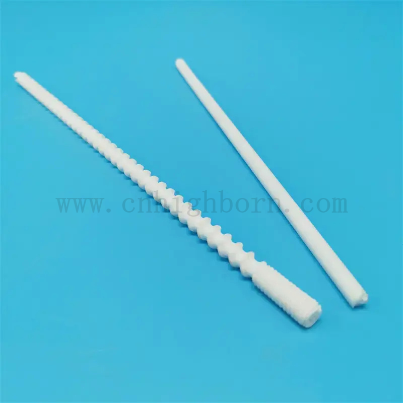 Tige en céramique de mullite et de cordiérite filetée pour applications à haute température