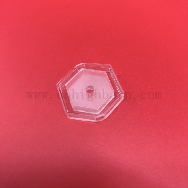 Corrosion Resistance Flow Cell 10 mm Longueur de chemin de chemin UV CUVETTE DE VERRE