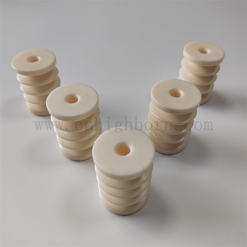 Textile en céramique en céramique Guide de fil à rouleau alumine en céramique Textile Machines de tapis