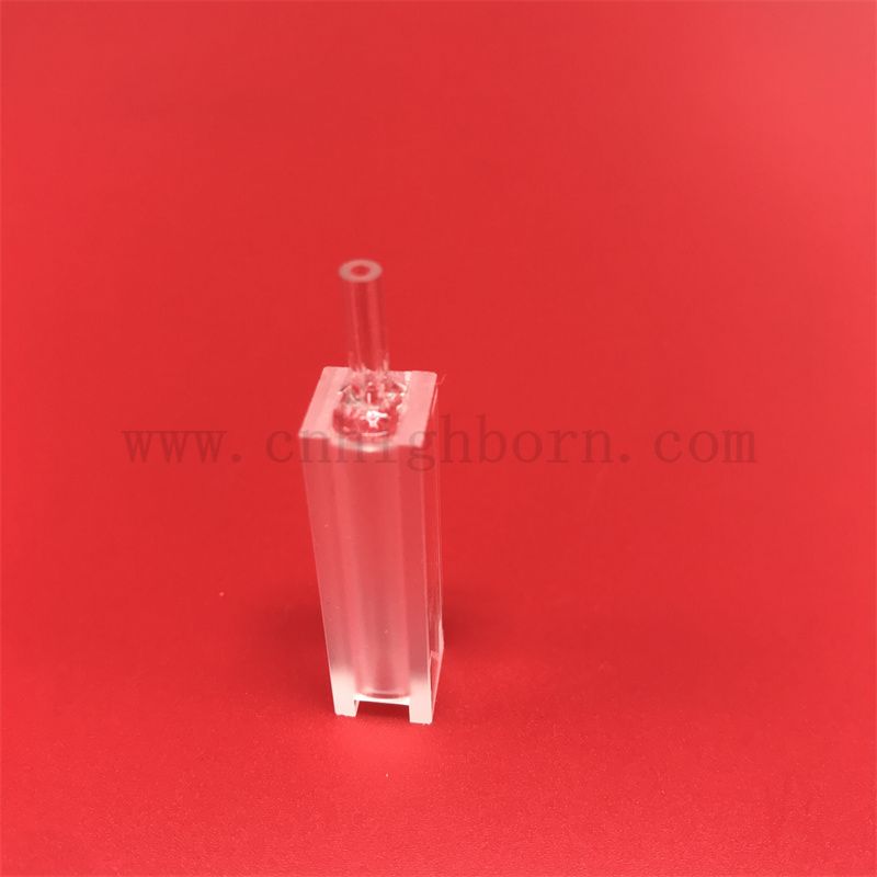 Spectrophotomètre transparent en laboratoire Cuvette Micro Quartz