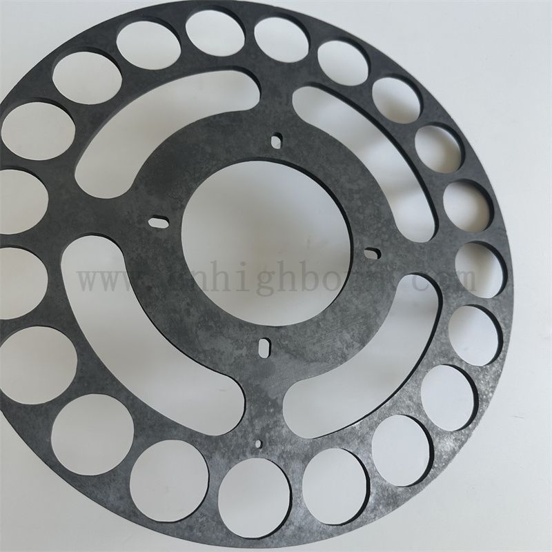 Résistance à l'usure RBSIC Silicon Carbure Ceramic Disc Sisic Plate Sic