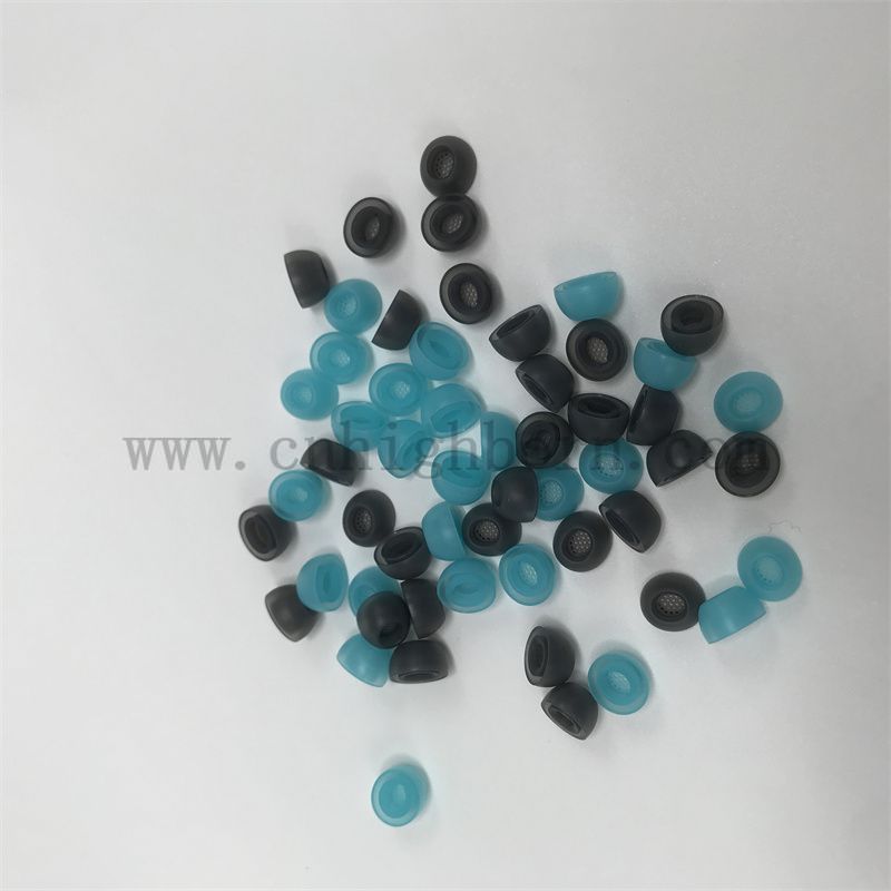 Les bouchons d'oreille en caoutchouc de silicone doux et confortable de haute qualité personnalisés pour les écouteurs