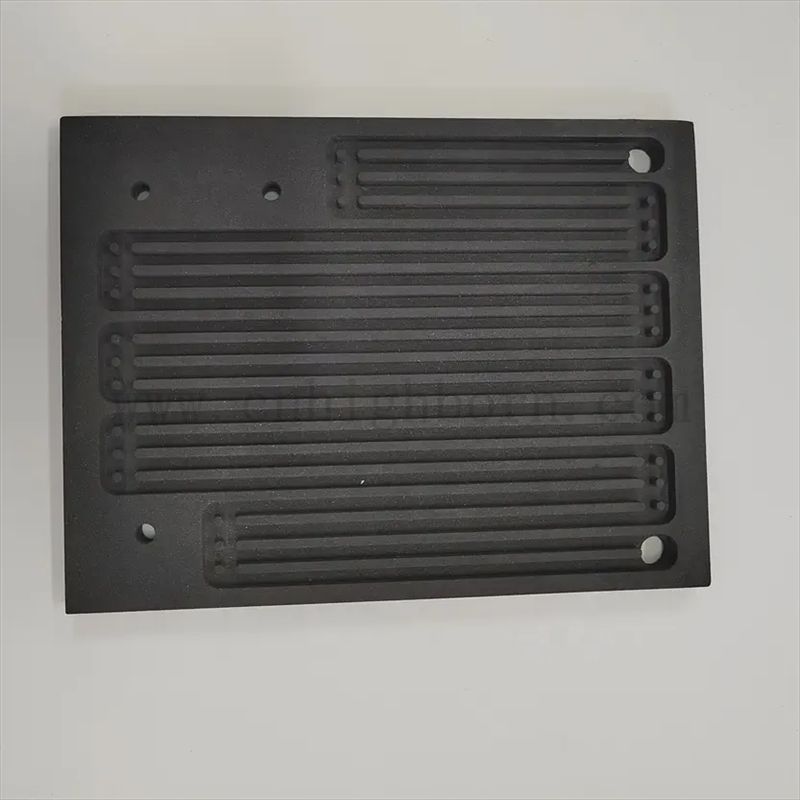 RBSIC / SISIC personnalisé Silicon Carbure Céramique Bipolar Plate SIC Board