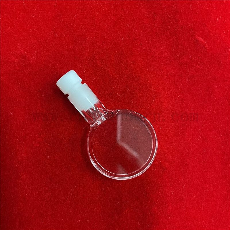 Spectrophotomètre à haute précision CUVETTE CUVETTE VIE DE VERRE OPTIQUE Clean à couvercle