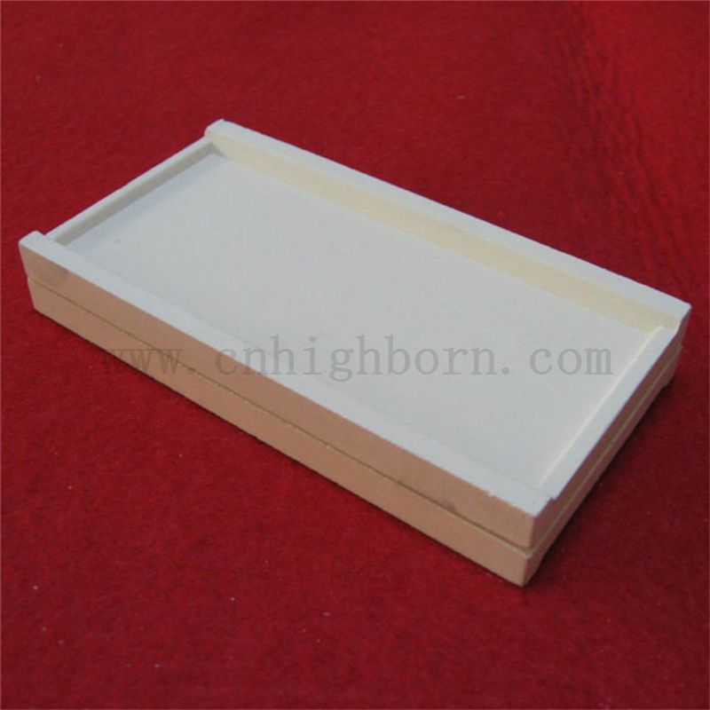 Insulat Calcium Stability Zirconia Sagger Plateau en céramique ZRO2 personnalisé ZRO2