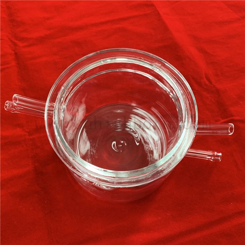 Tany de réaction de réacteur en verre de quartz personnalisé professionnel