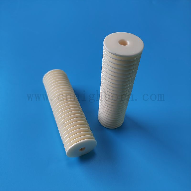 Rouleau de guide de fil en céramique textile à 99%