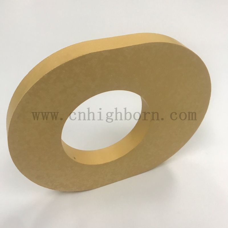 Anneau de zircone d'incrustation de planche à roulettes de louche de plaque en céramique de zircone réfractaire