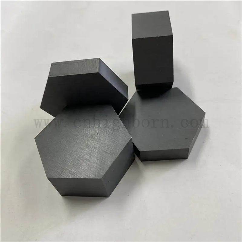 Carbure de bore hexagone personnalisé assiette pare-balles en céramique B4C Tile en céramique