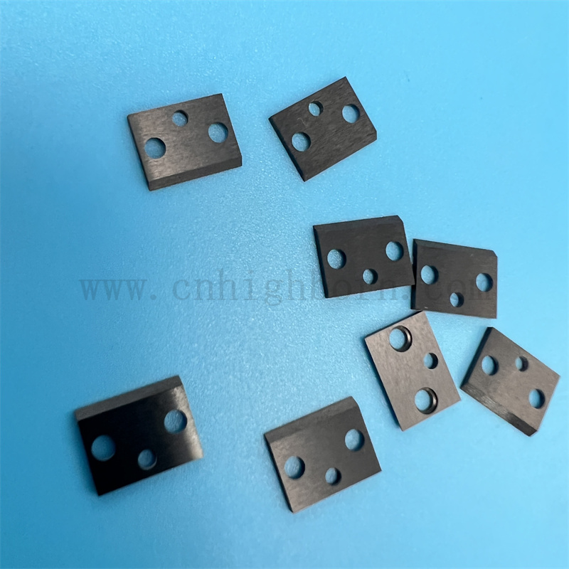 Haute dureté noire zircone assiette en céramique avec trous