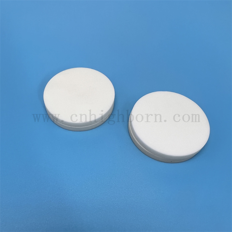 Disque d'alumine personnalisé 99% AL2O3 Céramique lisse de surface de surface