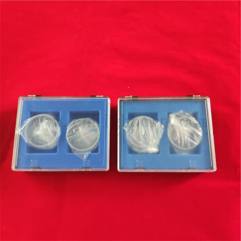 Cellules de quartz transparent pour les mesures de réflexion 12 ml de cellules en verre cylindrique spectrophotomètre rond CUVETTE Quartz