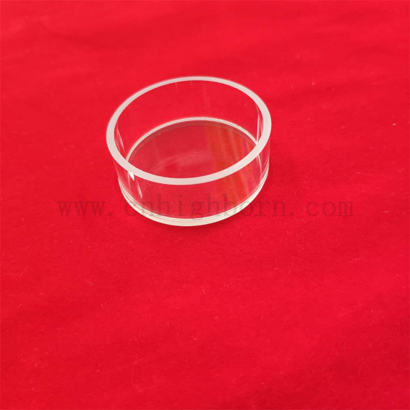 Cellules de quartz transparent pour les mesures de réflexion 12 ml de cellules en verre cylindrique spectrophotomètre rond CUVETTE Quartz