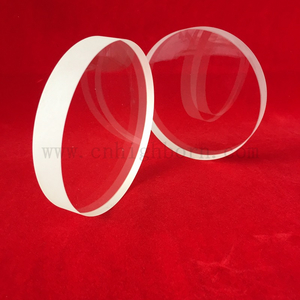 Disque en verre de quartz circulaire clair de verre de vue de haute précision de 20 mm
