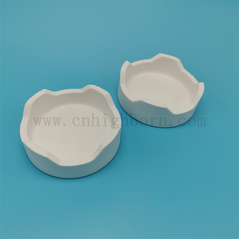 Mullite Sagger Ceramic Crucible Dental Mingering Tray for Zirconia Dental Lab