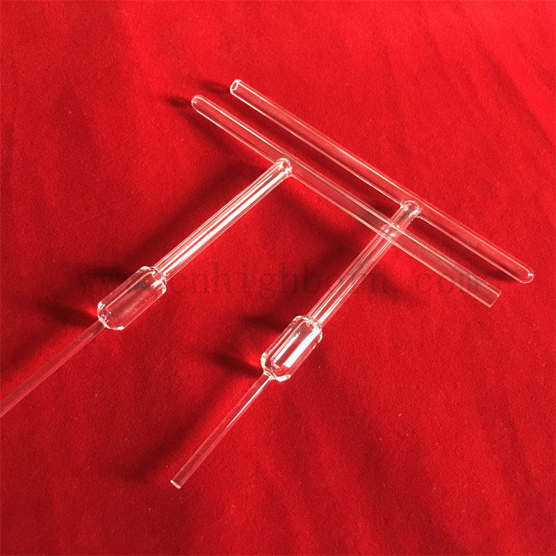 Taille personnalisable Résistance à haute température tube en verre de quartz en verre fusionné