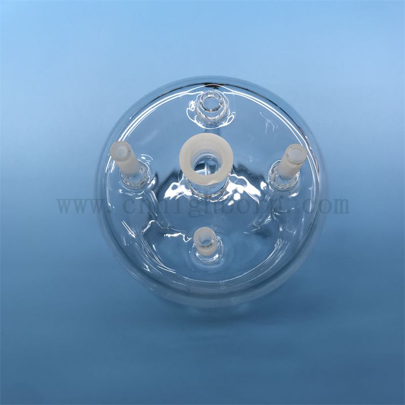 Résistance à haute résistance à la température Transparente Réacteur en verre personnalisé