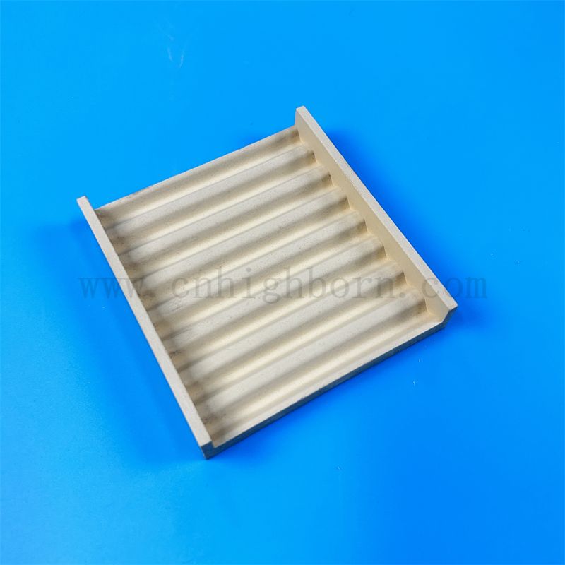 Fournace de frittage à haute température Zircone Crucible Zirconia Bac de frittage