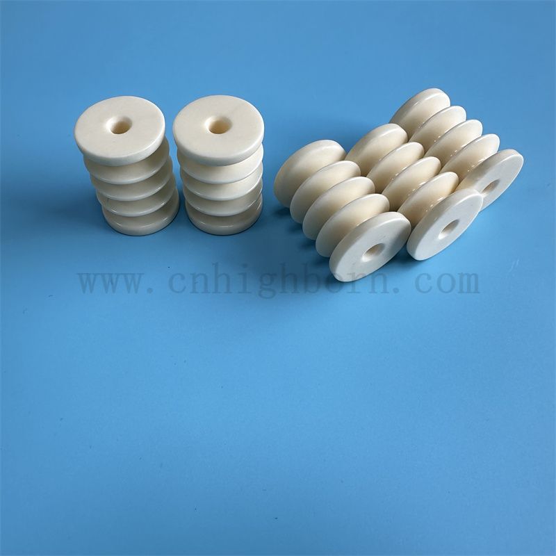 Usure textile textile en céramique Guide d'alumine des œillets en céramique pour les pièces de rechange de machine à tricot circulaire