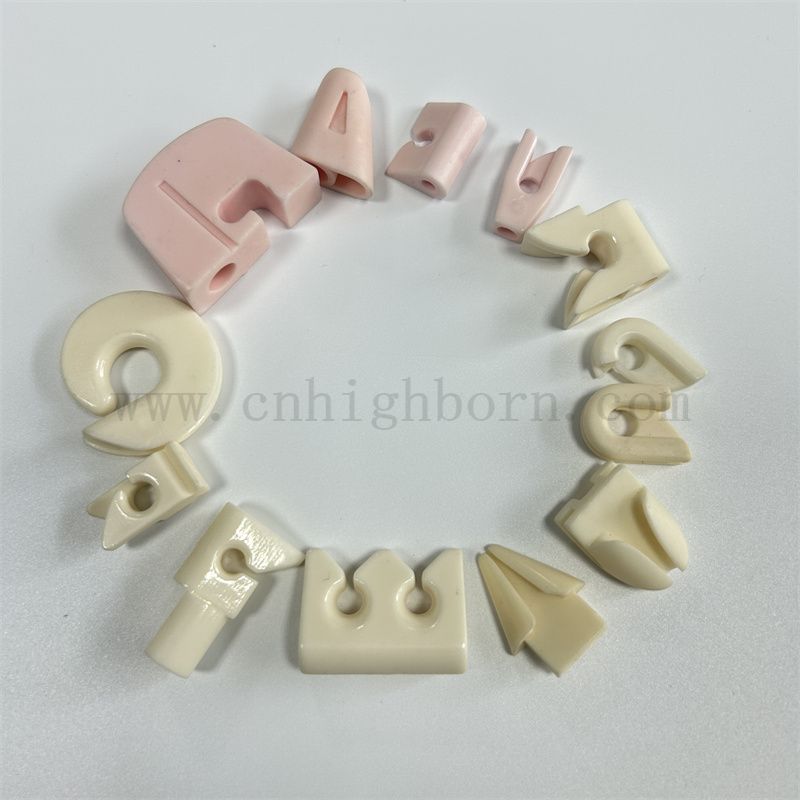 Personnalisé 99,5% AL2O3 Textile Ceramic Alumina Ceramic Hook Guide