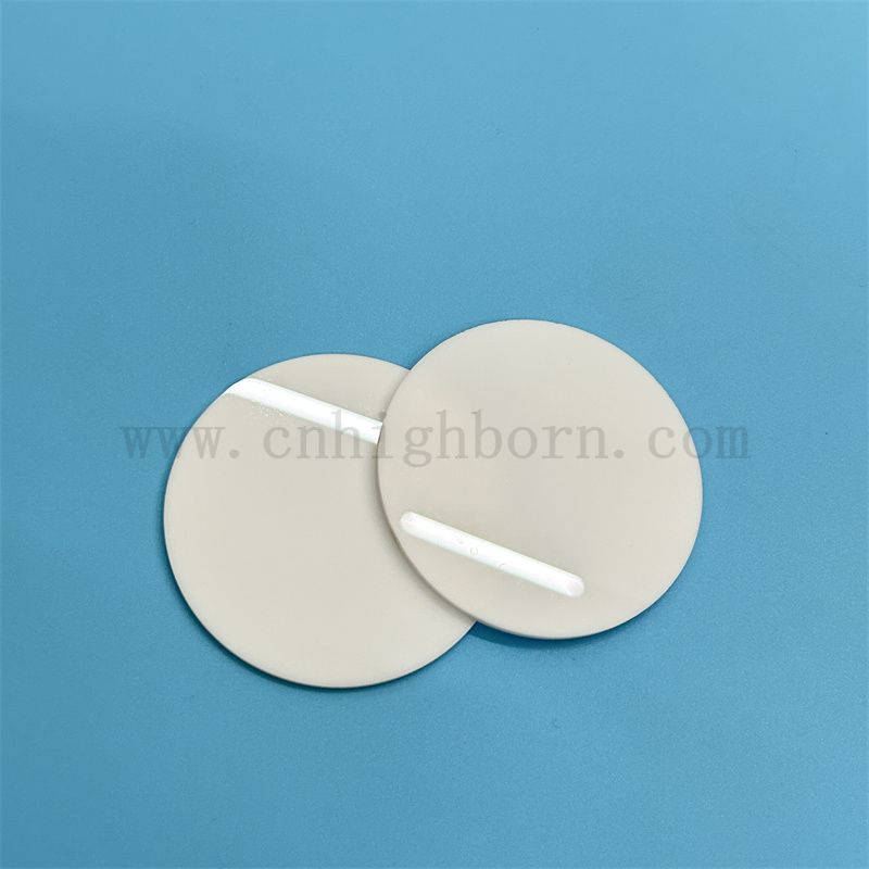 Pas de porosité en verre machinable disque céramique de surface de polissage