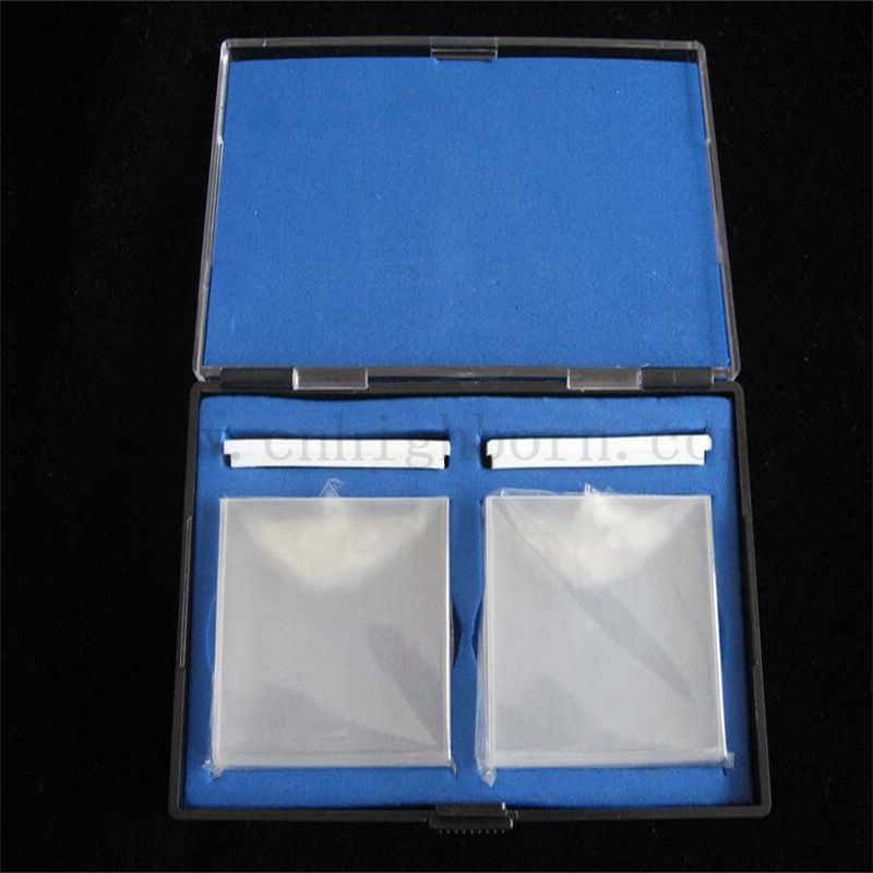 Couve de quartz de laboratoire Cellule optique avec couvercle Lovibond grand volume en verre Couvet Couvette cellule