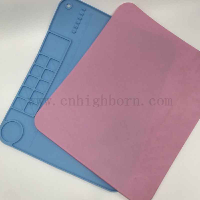 Enfants DIY Graffiti Pad Portable Silicone Rubbery Sheet pour peinture 