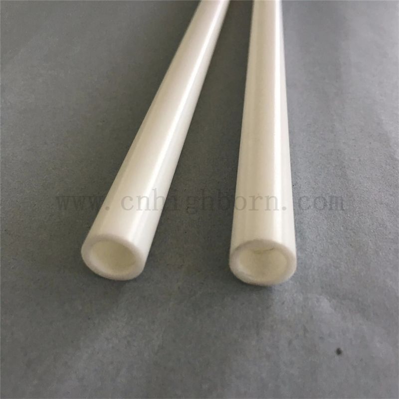 Yttrium stabilisé en surface polissage de zircone tube de dureté haute dureté zro2 tuyau en céramique