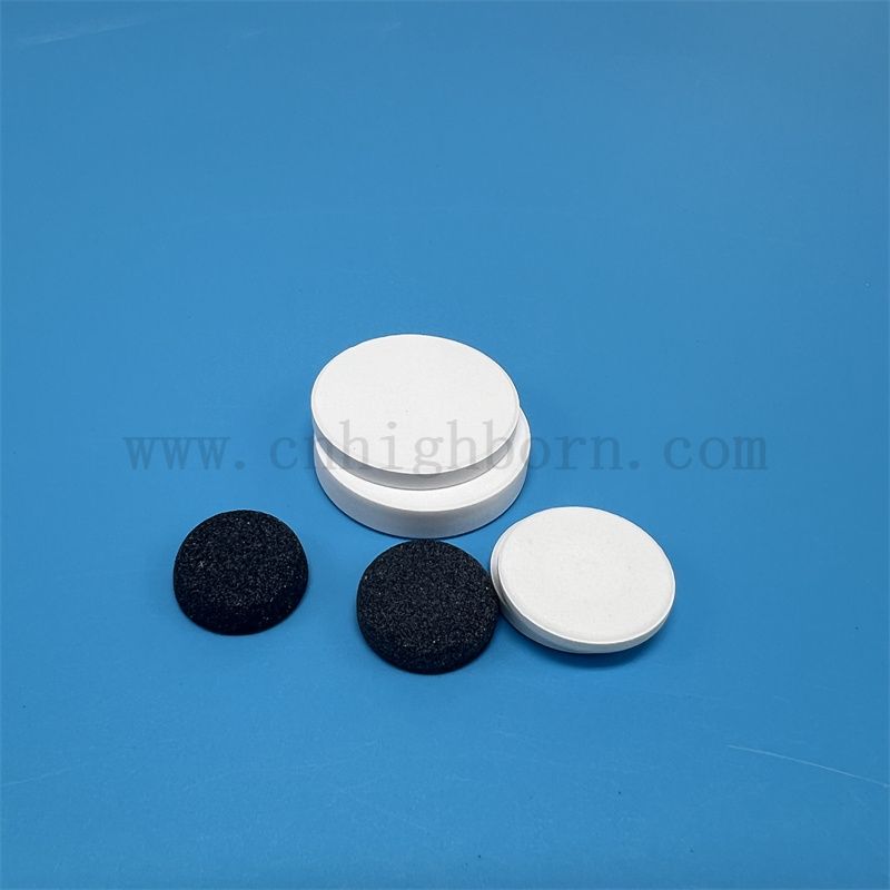 Isolateur poreux en carbure de silicium Plaque de filtre Alumine Disque de filtration d'air en céramique