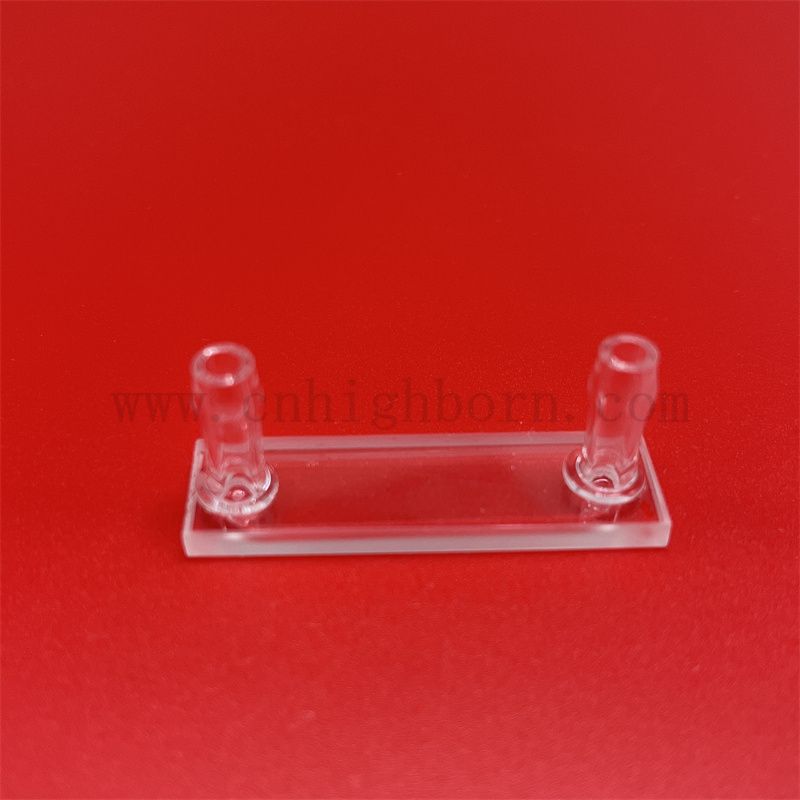 Laboratoire UV UV 10 mm Longueur du chemin de quartz réaction CUVETT