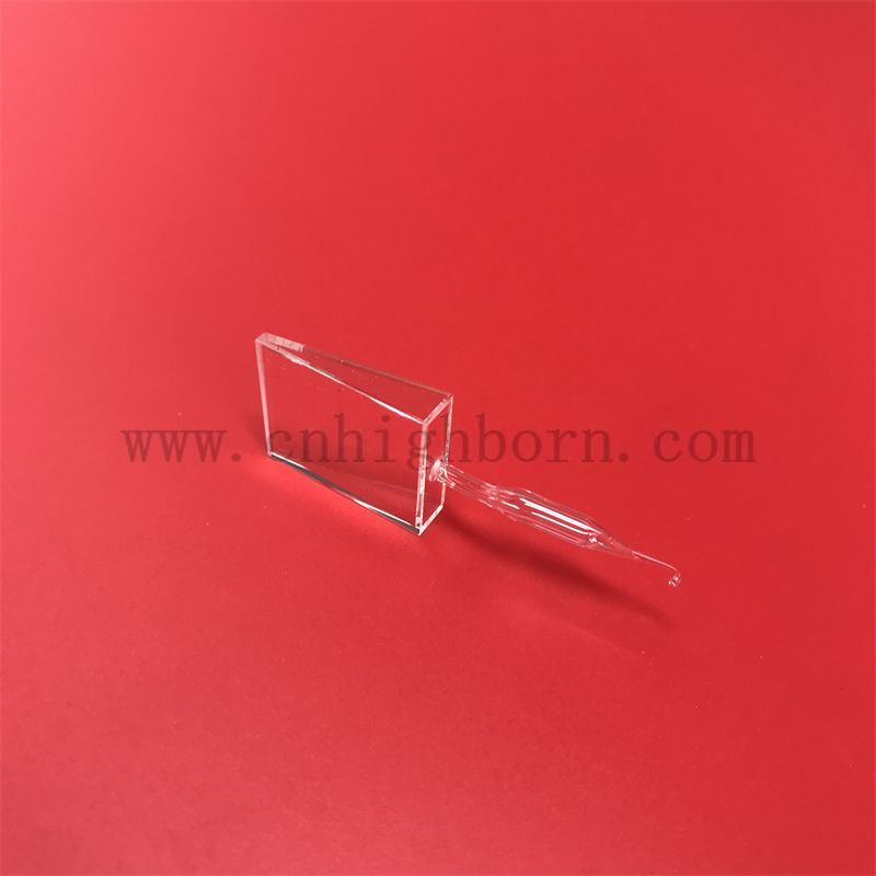 Cuvette &agrave; flux de quartz UV