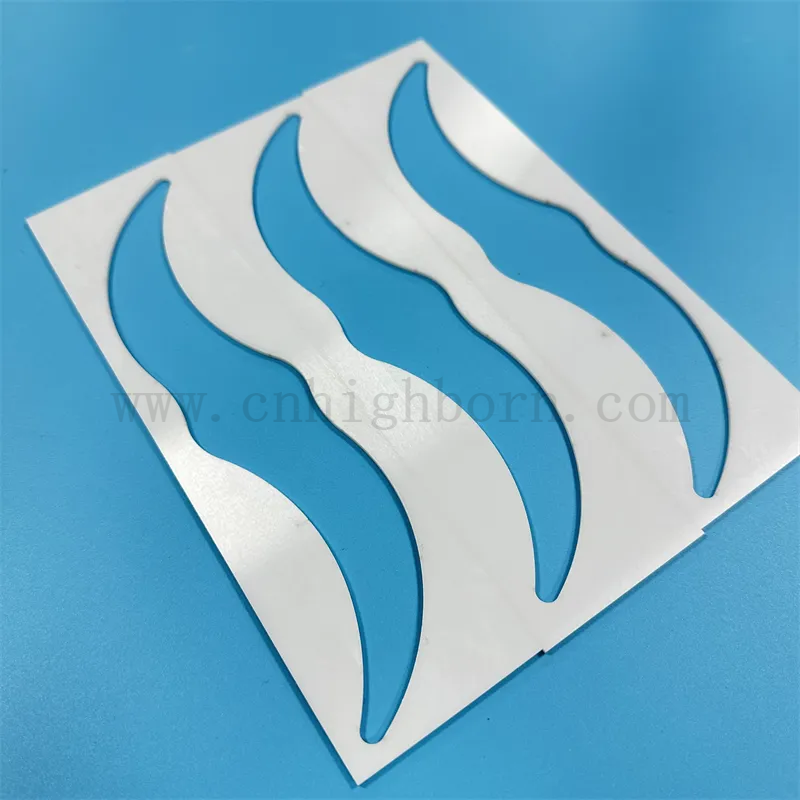 Résistance à l'usure de haute précision personnalisée ZRO2 Piece en céramique Laser Couper Plaque de zircone