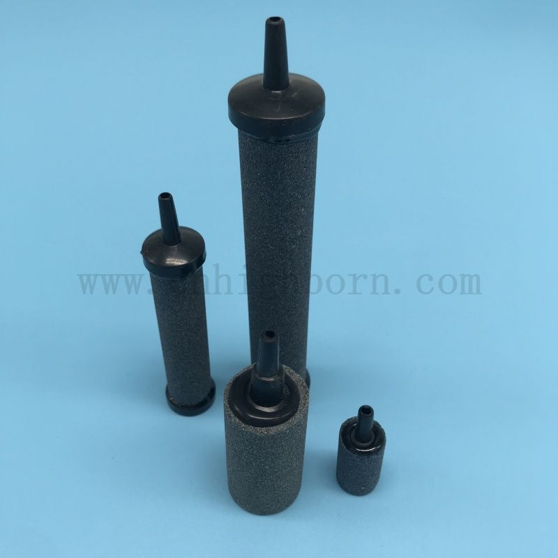  Colaire gris personnalisé Aquarium cylindre Colonne Bubble Air Air Stone