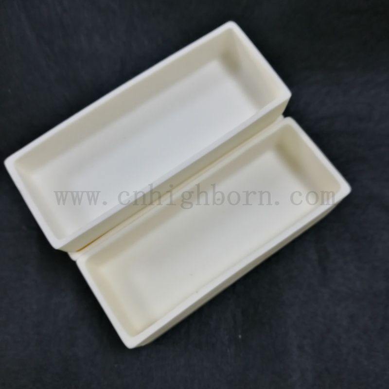 Confractoire Corundum en céramique Boat à combustion 99% AL2O3 CURIGING CURIGIN