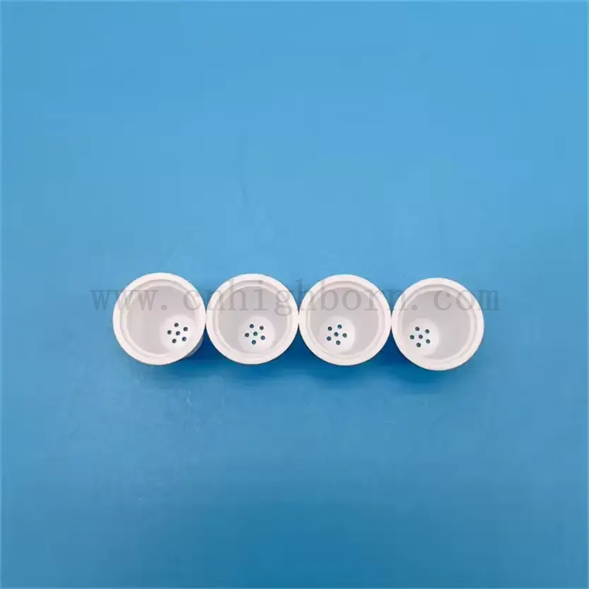 Résistance à haute température tasse d'huile en céramique pour la volatilisation à base de plantes AL2O3 CRUCICILE DE CERAMIQUE