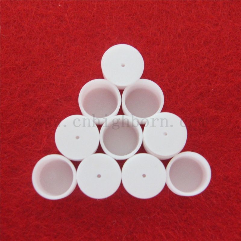 D6,8 x H4mm 99% AL2O3 Analyse thermique en céramique Crucible Alumine Chauffage de chauffage