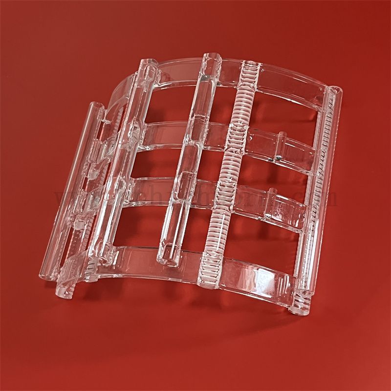 Fourniture d'usine Énergie solaire personnalisée transparent transparent en verre de silice fusionnée Board en verre